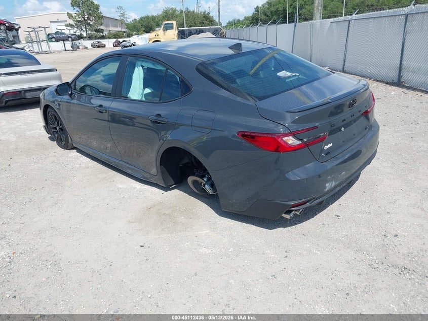 2026 Toyota Camry VIN 4T1DAACK2TU246381 IAAI salvage auction — RIGHT REAR, Rebuildable (Florida), sold $12,800 on 2026-07-06 (photo 3)