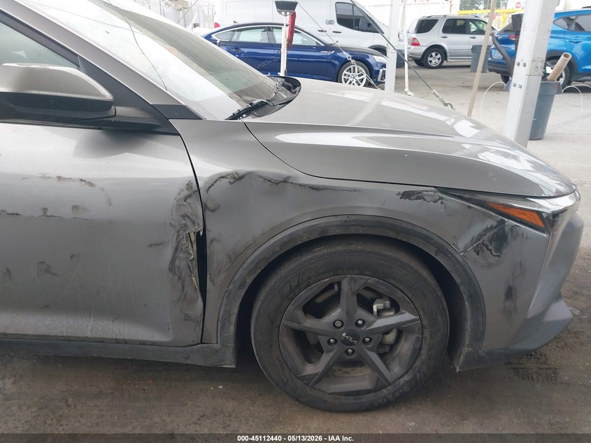 2025 Kia K4 VIN 3KPFT4DE0SE162249 IAAI salvage auction — RIGHT FRONT, Salvage Title, sold $7,600 on 2026-08-19 (photo 6)