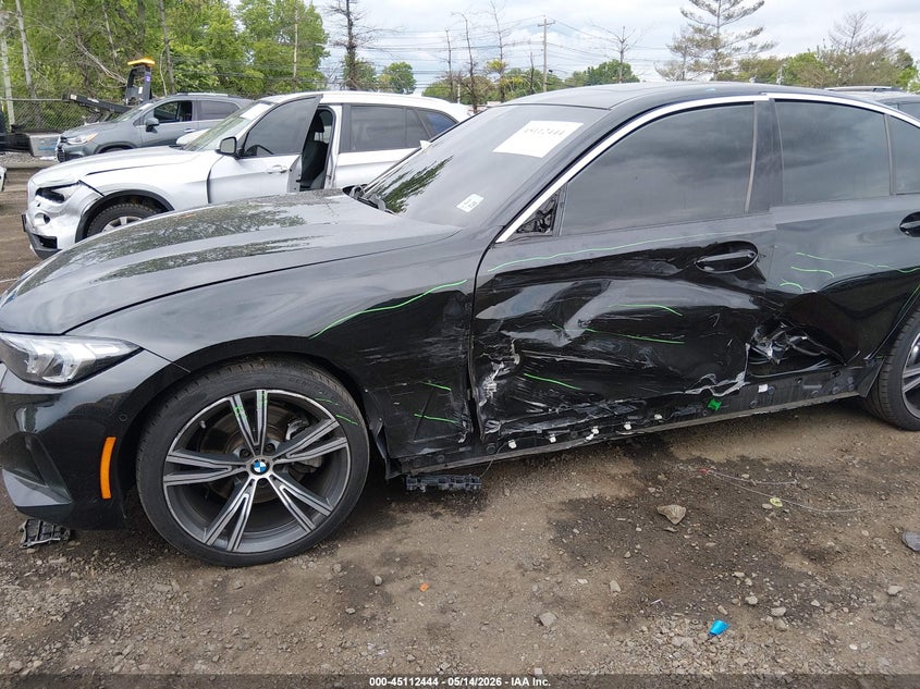 2024 BMW 3er VIN 3MW89FF03R8E17308 IAAI salvage auction — LEFT SIDE, Salvage (New Jersey), sold $12,200 on 2026-07-29 (photo 6)