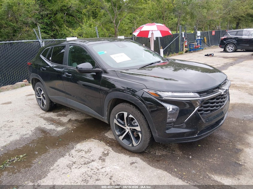 2024 Chevrolet Trax VIN KL77LGE25RC109961 IAAI salvage auction — HAIL, Salvage (Kansas), sold $8,625 on 2026-07-22 (photo 1)