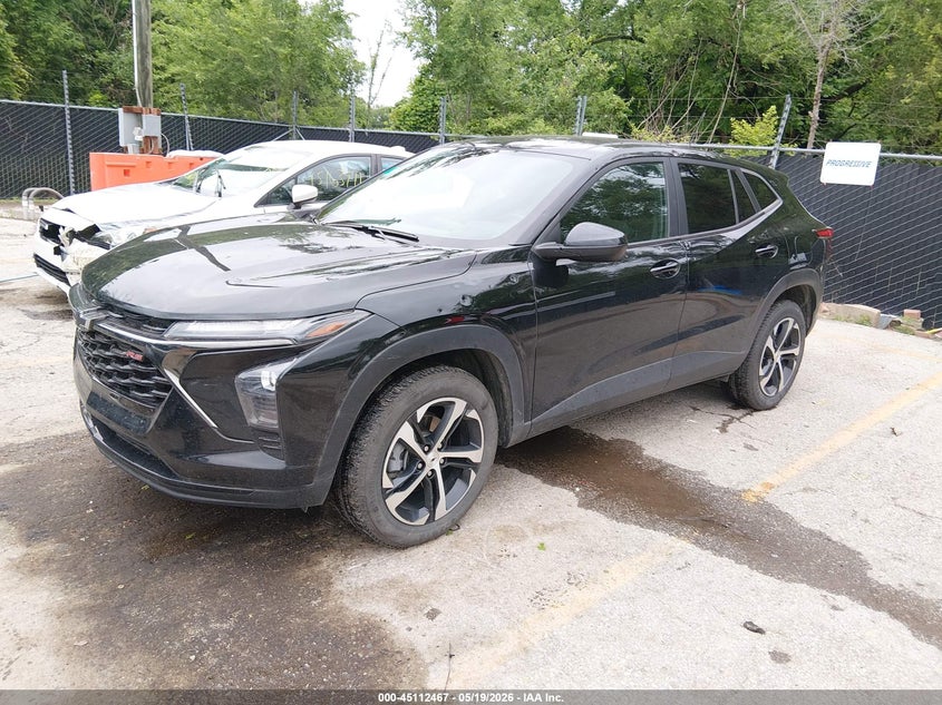 2024 Chevrolet Trax VIN KL77LGE25RC109961 IAAI salvage auction — HAIL, Salvage (Kansas), sold $8,625 on 2026-07-22 (photo 2)