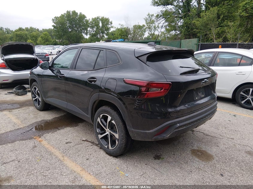 2024 Chevrolet Trax VIN KL77LGE25RC109961 IAAI salvage auction — HAIL, Salvage (Kansas), sold $8,625 on 2026-07-22 (photo 3)