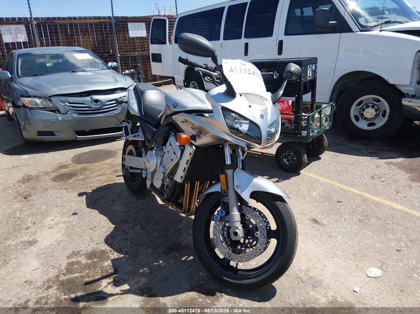 2003 Yamaha Fzs10 VIN JYARN07E23A008220 IAAI salvage auction — REAR END, Salvage (Colorado), sold $100 on 2026-07-21 (photo 1)