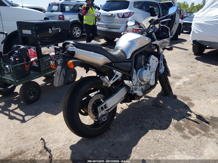 2003 Yamaha Fzs10 VIN JYARN07E23A008220 IAAI salvage auction — REAR END, Salvage (Colorado), sold $100 on 2026-07-21 (photo 4)