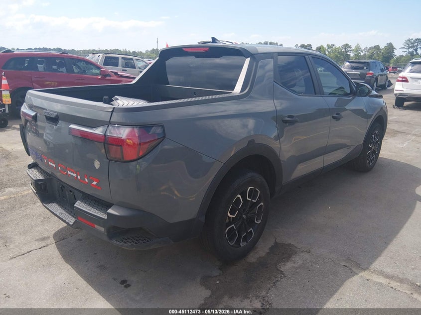 2024 Hyundai Santa cruz VIN 5NTJB4DEXRH120742 IAAI salvage auction — FRONT & REAR, Salvage (South Carolina), sold $6,000 on 2026-07-18 (photo 4)