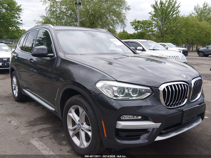 2019 BMW X3 VIN 5UXTR9C55KLD93723 IAAI salvage auction — LEFT FRONT, Salvage (New Jersey), sold $25 on 2026-07-29 (photo 1)