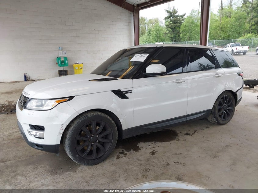 2016 Land rover Range rover sport VIN SALWR2KF8GA638216 IAAI salvage auction — SIDE, Bill Of Sale (Washington), sold $2,750 on 2026-07-12 (photo 2)
