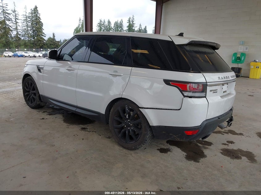 2016 Land rover Range rover sport VIN SALWR2KF8GA638216 IAAI salvage auction — SIDE, Bill Of Sale (Washington), sold $2,750 on 2026-07-12 (photo 3)
