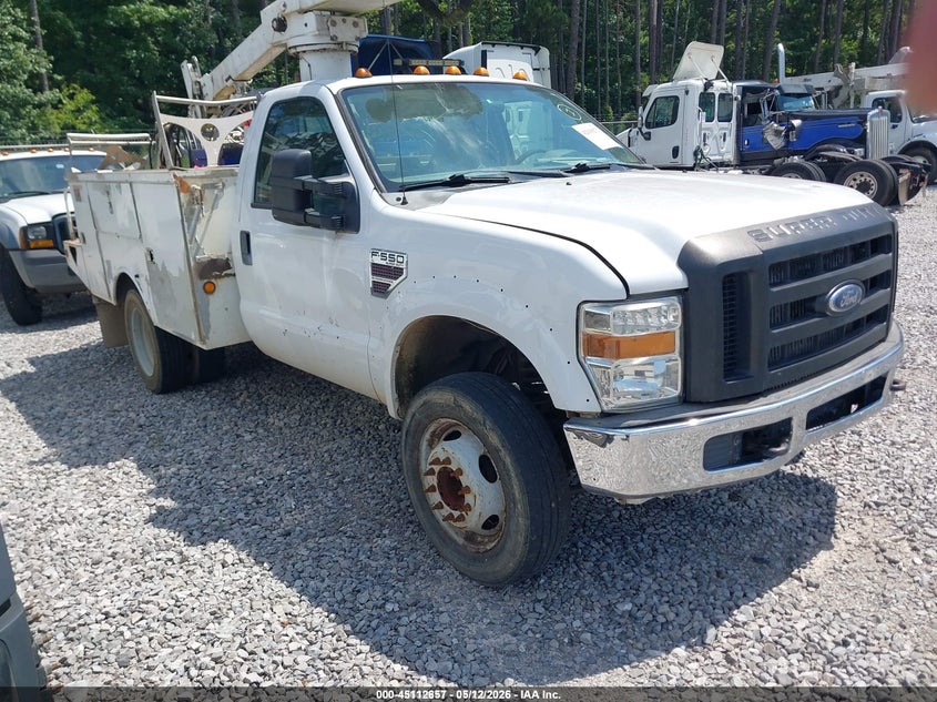 2008 Ford F-550 chassis VIN 1FDAF56R48ED33897 — IAAI salvage auction photo