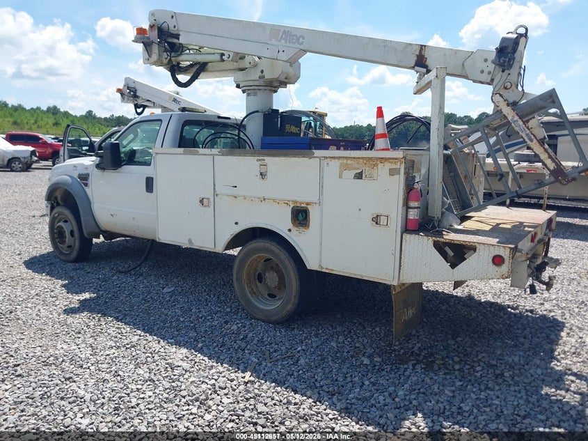 2008 Ford F-550 chassis VIN 1FDAF56R48ED33897 IAAI salvage auction — REAR END, Clear (Texas), sold $1,025 on 2026-07-08 (photo 3)