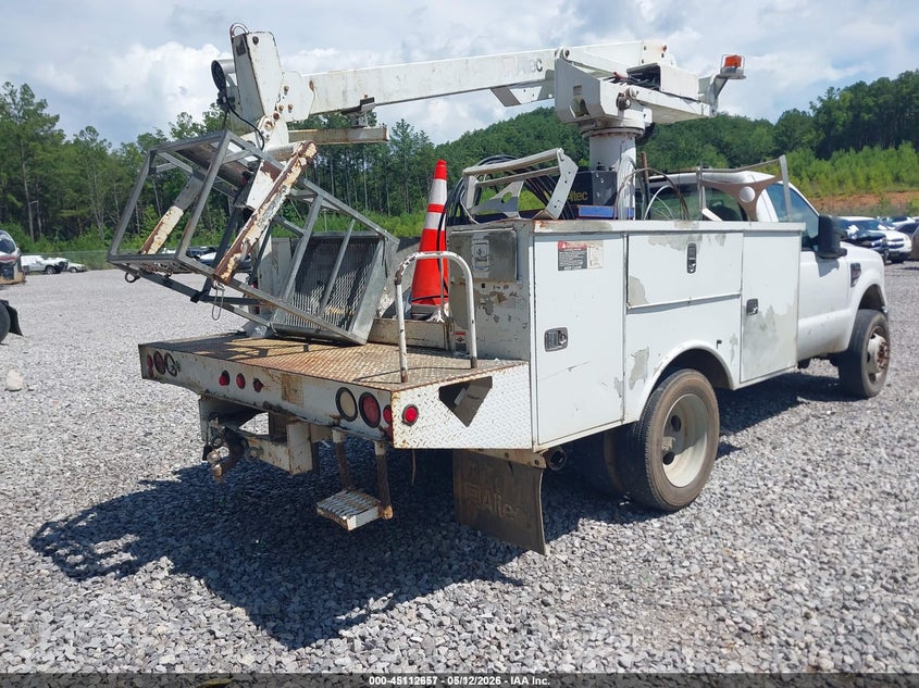 2008 Ford F-550 chassis VIN 1FDAF56R48ED33897 IAAI salvage auction — REAR END, Clear (Texas), sold $1,025 on 2026-07-08 (photo 4)