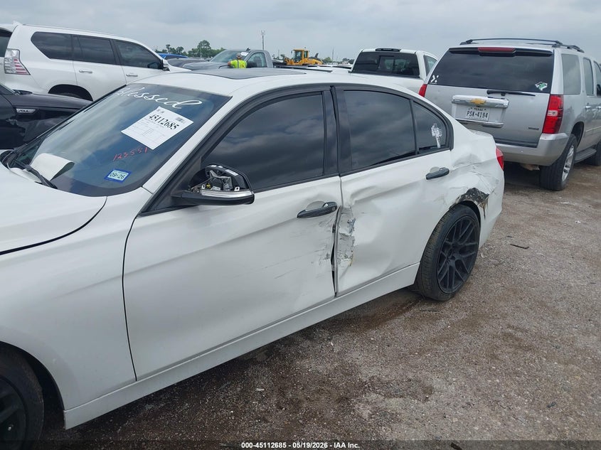 2014 BMW 3er VIN WBA3A9G57ENS65246 IAAI salvage auction — FRONT END, Salvage (Texas), sold $25 on 2026-07-28 (photo 6)