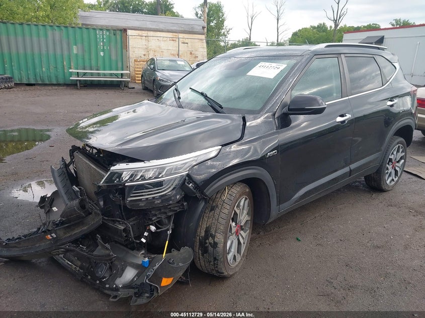 2021 Kia Seltos VIN KNDETCA25M7106584 IAAI salvage auction — FRONT END, Salvage - Greater Than 75% (Maryland), sold $2,500 on 2026-07-07 (photo 2)
