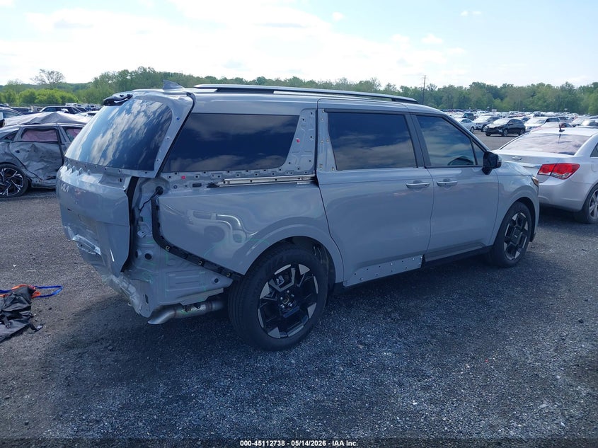 2026 Kia Carnival VIN KNDNC5K33T6619873 IAAI salvage auction — REAR END, Salvage - Greater Than 75% (Maryland), sold $17,100 on 2026-07-11 (photo 4)