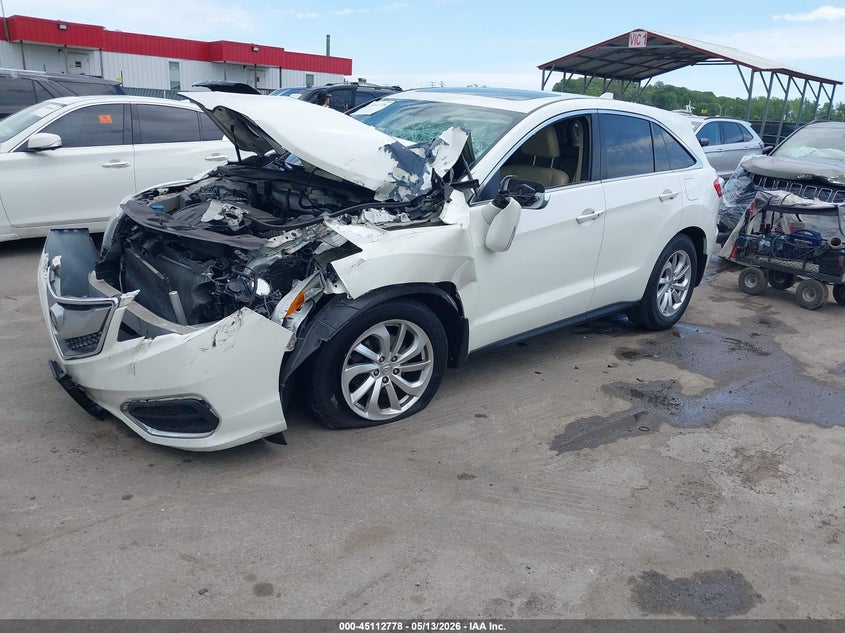 2016 Acura Rdx VIN 5J8TB4H34GL025233 IAAI salvage auction — FRONT END, Salvage - Greater Than 75% (Maryland), sold $600 on 2026-07-11 (photo 2)