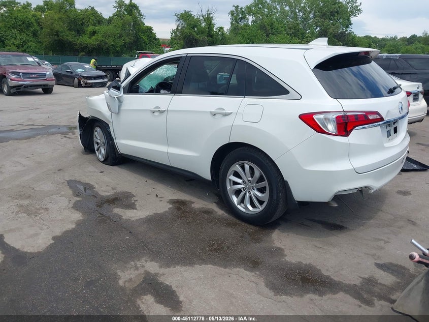 2016 Acura Rdx VIN 5J8TB4H34GL025233 IAAI salvage auction — FRONT END, Salvage - Greater Than 75% (Maryland), sold $600 on 2026-07-11 (photo 3)