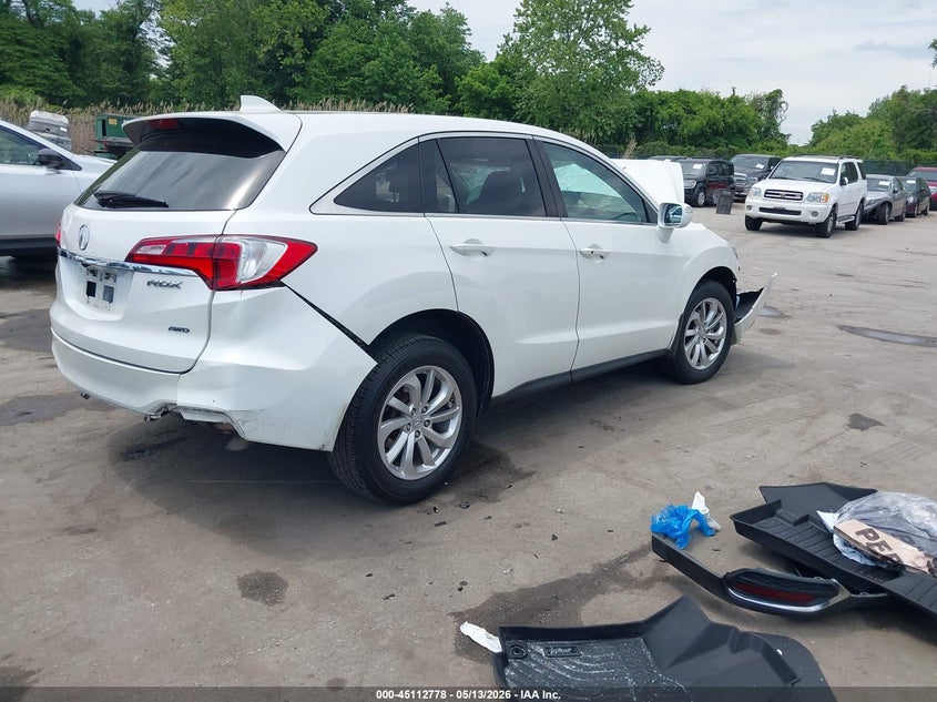 2016 Acura Rdx VIN 5J8TB4H34GL025233 IAAI salvage auction — FRONT END, Salvage - Greater Than 75% (Maryland), sold $600 on 2026-07-11 (photo 4)