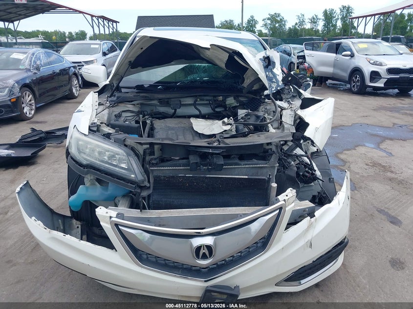2016 Acura Rdx VIN 5J8TB4H34GL025233 IAAI salvage auction — FRONT END, Salvage - Greater Than 75% (Maryland), sold $600 on 2026-07-11 (photo 6)