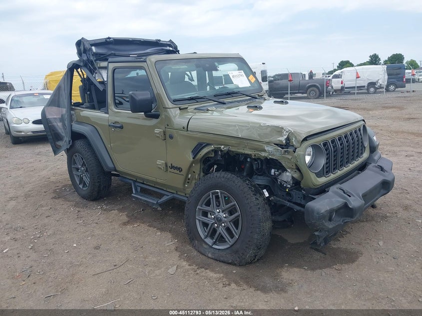 2025 Jeep Wrangler / VIN 1C4PJXAN5SW553175 — IAAI salvage auction photo