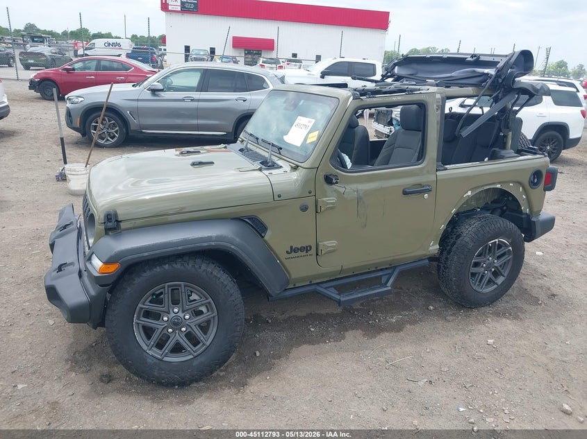 2025 Jeep Wrangler / VIN 1C4PJXAN5SW553175 IAAI salvage auction — ROLLOVER, Certificate Of Destruction (Florida), sold $7,100 on 2026-07-29 (photo 6)