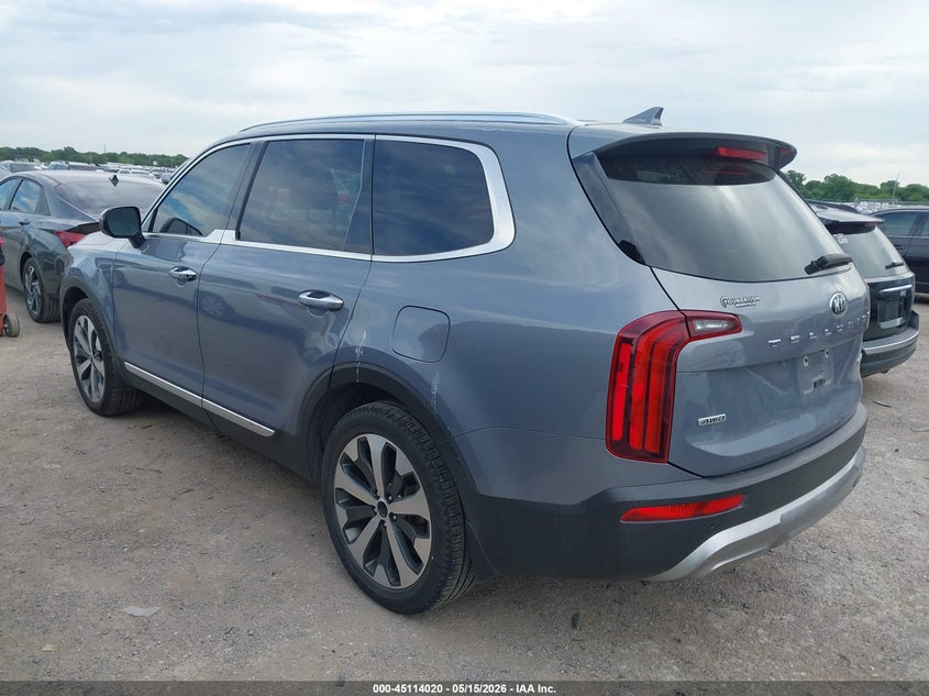 2020 Kia Telluride VIN 5XYP5DHC8LG004947 IAAI salvage auction — HAIL, Original (Texas), sold $7,300 on 2026-07-28 (photo 3)