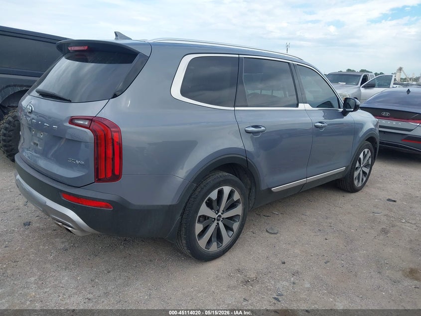 2020 Kia Telluride VIN 5XYP5DHC8LG004947 IAAI salvage auction — HAIL, Original (Texas), sold $7,300 on 2026-07-28 (photo 4)