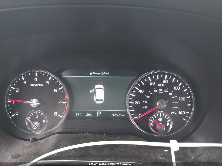 2020 Kia Telluride VIN 5XYP5DHC8LG004947 IAAI salvage auction — HAIL, Original (Texas), sold $7,300 on 2026-07-28 (photo 7)