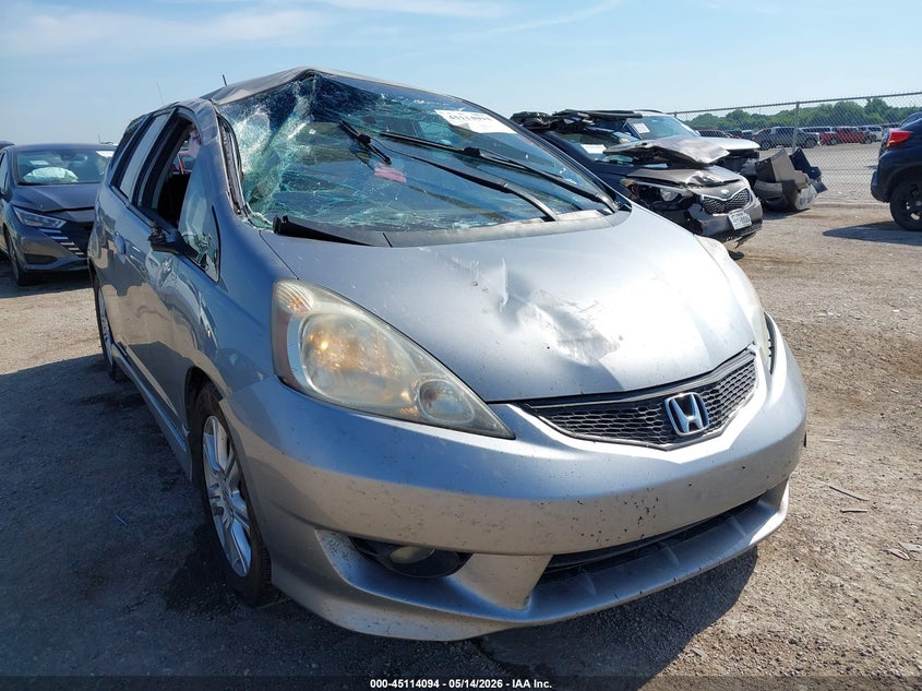 2009 Honda Fit VIN JHMGE88479S003354 IAAI salvage auction — ROLLOVER, Salvage (Texas), sold $350 on 2026-07-11 (photo 1)