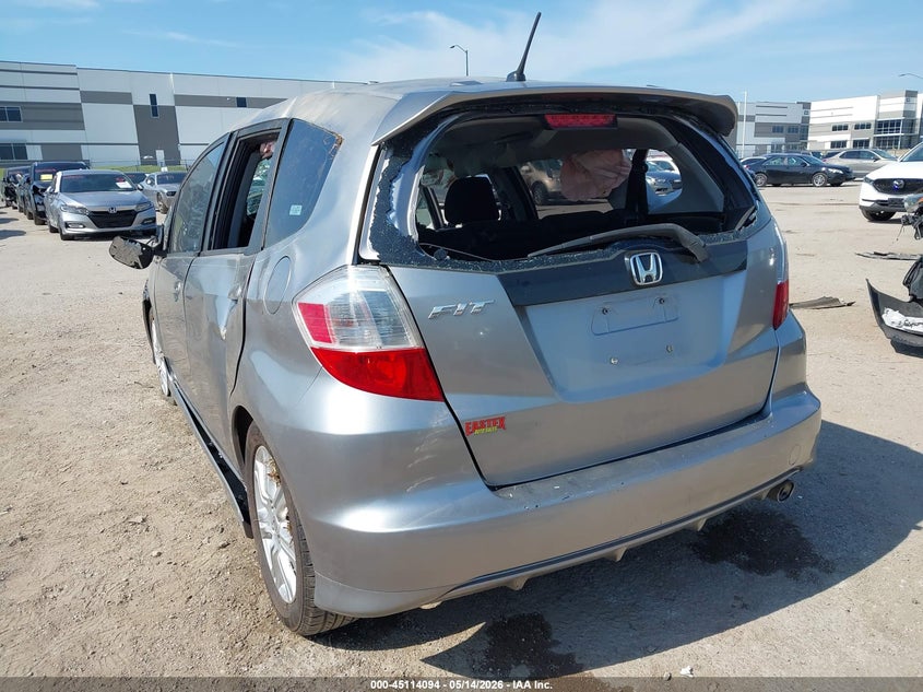 2009 Honda Fit VIN JHMGE88479S003354 IAAI salvage auction — ROLLOVER, Salvage (Texas), sold $350 on 2026-07-11 (photo 3)