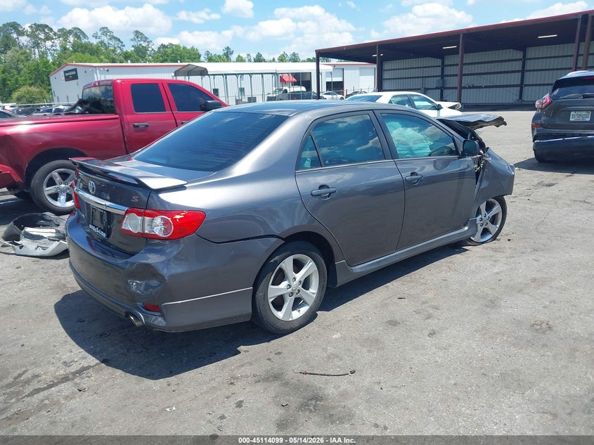 2013 Toyota Corolla VIN 5YFBU4EE6DP175793 IAAI salvage auction — FRONT END, Rebuildable (Florida), sold $825 on 2026-07-14 (photo 4)