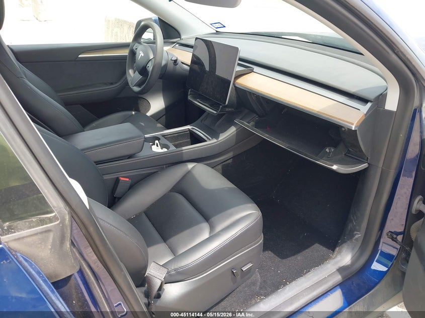 2023 Tesla Model y VIN 7SAYGDEE3PA097023 IAAI salvage auction — LEFT FRONT, Salvage (Texas), sold $9,200 on 2026-07-22 (photo 5)
