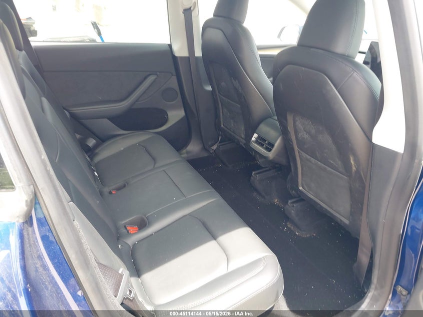 2023 Tesla Model y VIN 7SAYGDEE3PA097023 IAAI salvage auction — LEFT FRONT, Salvage (Texas), sold $9,200 on 2026-07-22 (photo 8)