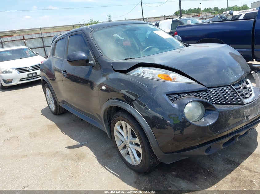 2012 Nissan Juke VIN JN8AF5MR1CT115173 IAAI salvage auction — FRONT END, Original (Texas), sold $375 on 2026-07-29 (photo 1)