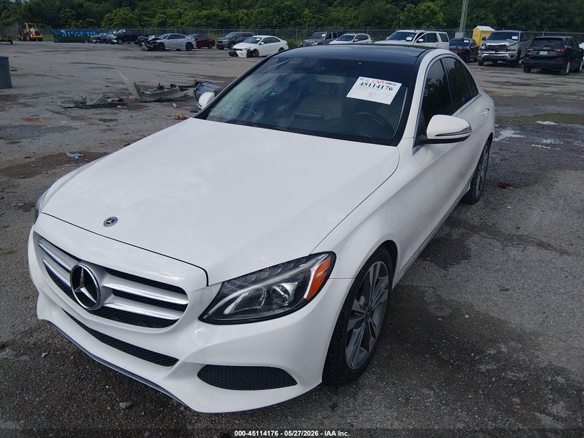 2018 Mercedes-benz C-klasse VIN WDDWF4JB7JR390954 IAAI salvage auction — UNKNOWN, Salvage Title, sold $4,400 on 2026-07-28 (photo 6)
