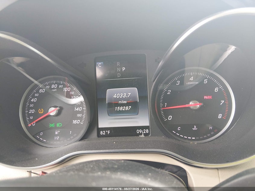 2018 Mercedes-benz C-klasse VIN WDDWF4JB7JR390954 IAAI salvage auction — UNKNOWN, Salvage Title, sold $4,400 on 2026-07-28 (photo 7)