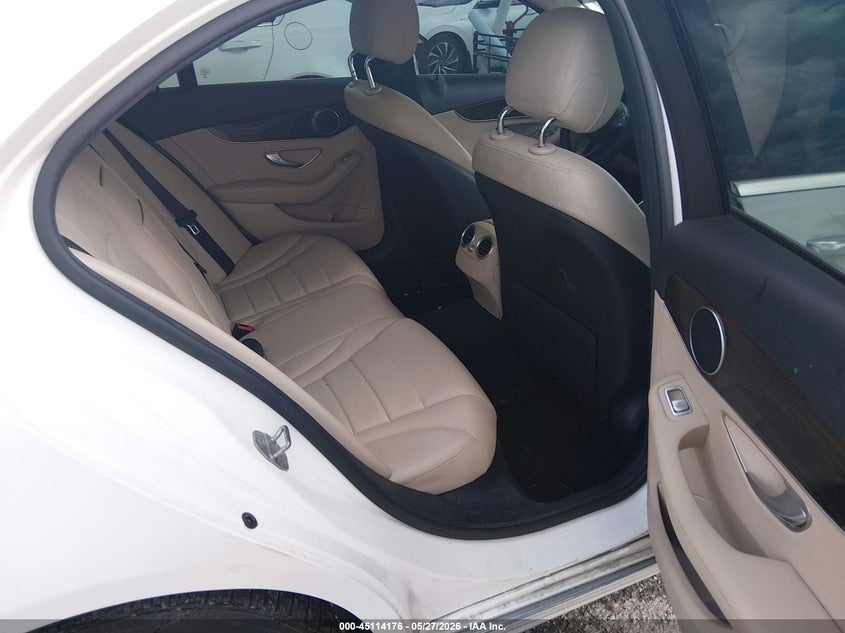 2018 Mercedes-benz C-klasse VIN WDDWF4JB7JR390954 IAAI salvage auction — UNKNOWN, Salvage Title, sold $4,400 on 2026-07-28 (photo 8)