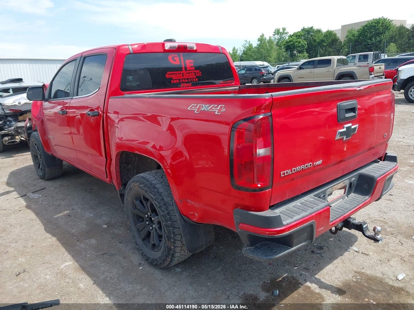 2018 Chevrolet Colorado VIN 1GCGTCENXJ1287466 IAAI salvage auction — FRONT END, Junk (Oklahoma), sold $4,800 on 2026-07-22 (photo 3)