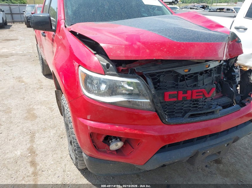 2018 Chevrolet Colorado VIN 1GCGTCENXJ1287466 IAAI salvage auction — FRONT END, Junk (Oklahoma), sold $4,800 on 2026-07-22 (photo 6)
