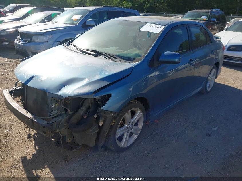 2013 Toyota Corolla VIN 5YFBU4EE4DP130870 IAAI salvage auction — FRONT END, Salvage (Alabama), sold $1,350 on 2026-07-15 (photo 2)