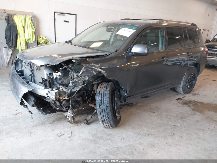 2008 Toyota Highlander VIN JTEES43A982002420 IAAI salvage auction — FRONT END, Clear (Michigan), sold $950 on 2026-07-07 (photo 2)