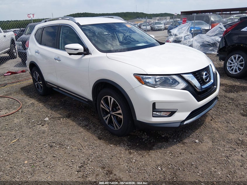 2017 Nissan Rogue VIN JN8AT2MV9HW265073 IAAI salvage auction — HAIL, Salvage Title, sold $5,600 on 2026-08-01 (photo 1)