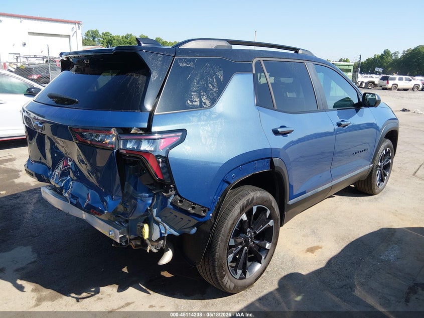 2025 Chevrolet Equinox VIN 3GNAXLEG7SL120673 IAAI salvage auction — REAR END, Salvage (North Carolina), sold $13,000 on 2026-07-29 (photo 4)