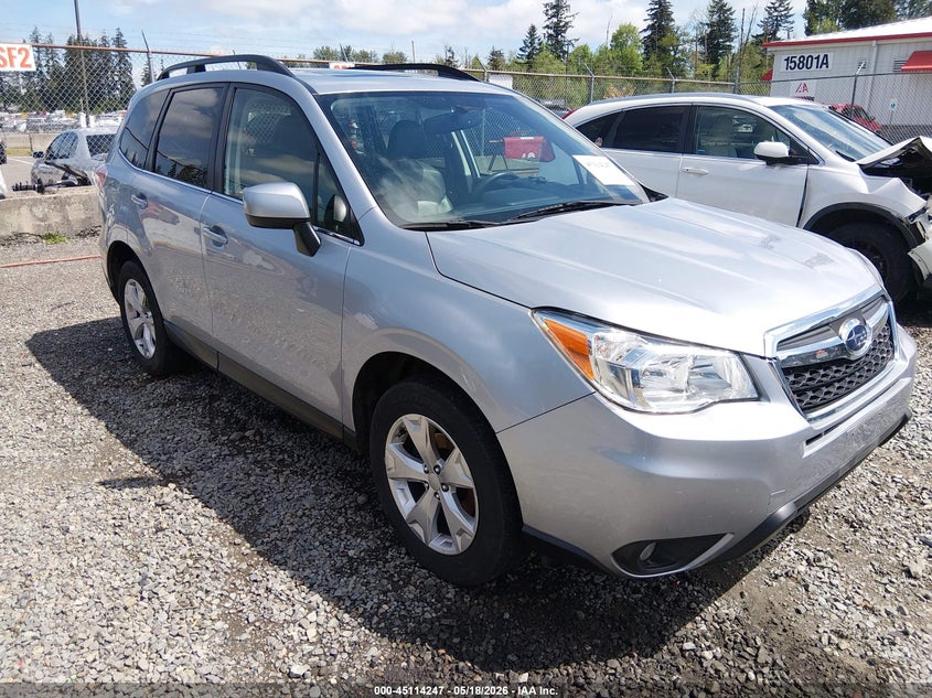 2015 Subaru Forester VIN JF2SJAHC0FH804837 IAAI salvage auction — REAR END, Bill Of Sale (Washington), sold $950 on 2026-07-22 (photo 1)