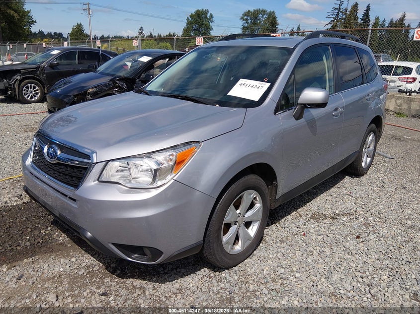 2015 Subaru Forester VIN JF2SJAHC0FH804837 IAAI salvage auction — REAR END, Bill Of Sale (Washington), sold $950 on 2026-07-22 (photo 2)