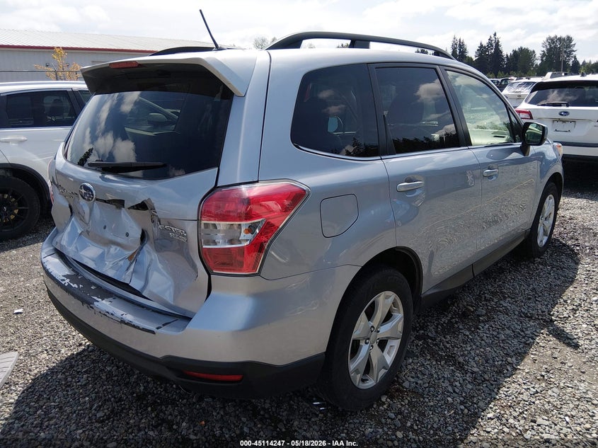 2015 Subaru Forester VIN JF2SJAHC0FH804837 IAAI salvage auction — REAR END, Bill Of Sale (Washington), sold $950 on 2026-07-22 (photo 4)
