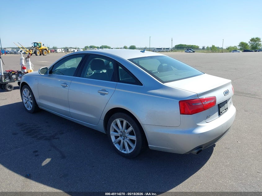 2014 Audi A6 VIN WAUFGAFC7EN043271 IAAI salvage auction — HAIL, Salvage (Minnesota), sold $3,550 on 2026-07-20 (photo 3)