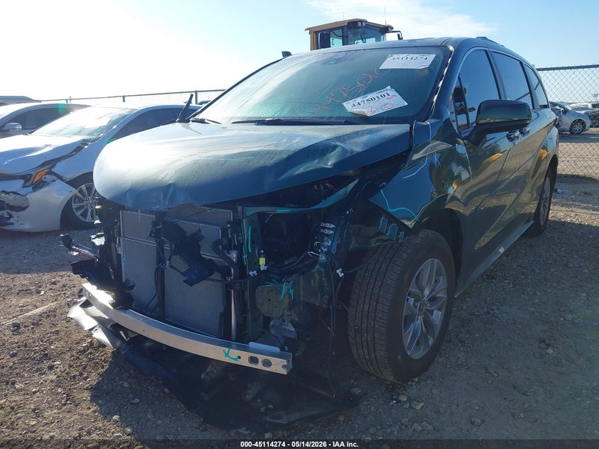 2026 Toyota Sienna VIN 5TDYRKEC0TS294914 IAAI salvage auction — FRONT END, Original (Texas), sold $20,750 on 2026-07-21 (photo 2)