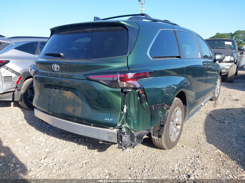 2026 Toyota Sienna VIN 5TDYRKEC0TS294914 IAAI salvage auction — FRONT END, Original (Texas), sold $20,750 on 2026-07-21 (photo 4)
