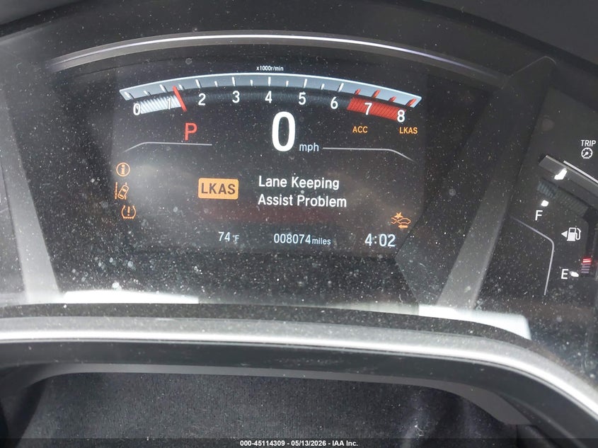 2019 Honda Cr-v VIN 7FARW2H88KE052397 IAAI salvage auction — FRONT END, Salvage (Idaho), sold $7,500 on 2026-07-13 (photo 7)