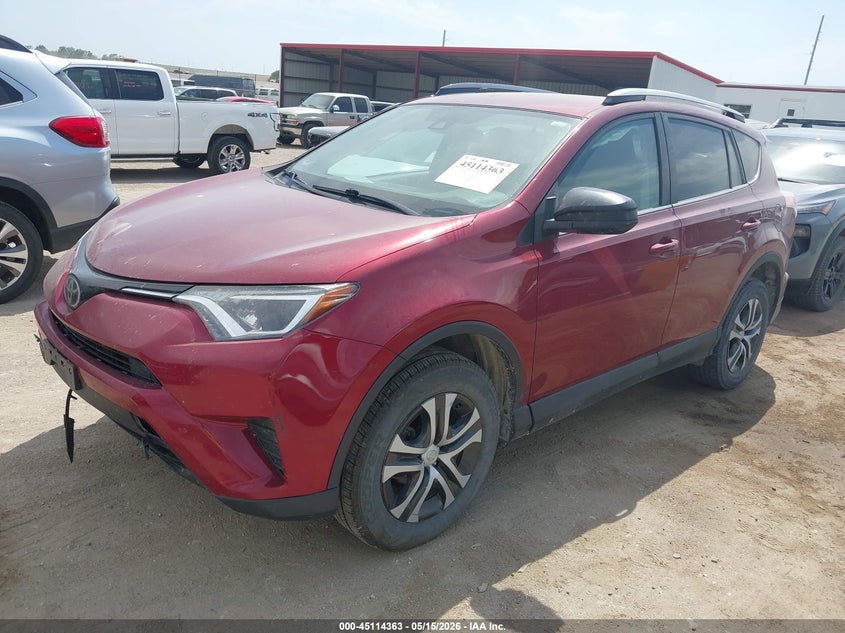 2018 Toyota Rav 4 VIN 2T3BFREV6JW749768 IAAI salvage auction — FRONT END, Salvage (Nebraska), sold $3,250 on 2026-07-11 (photo 2)